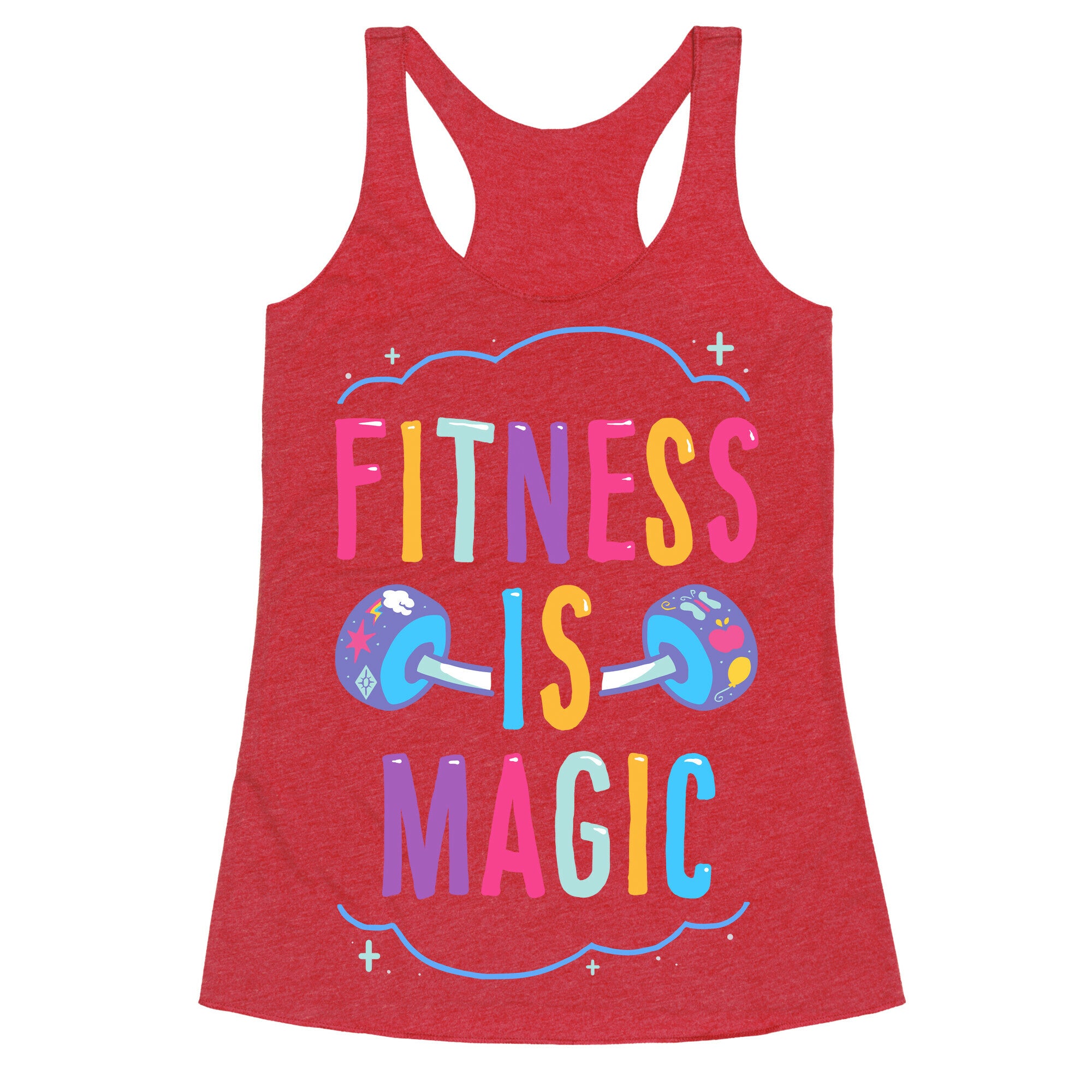 Fitness Is Magic Racerback Tank